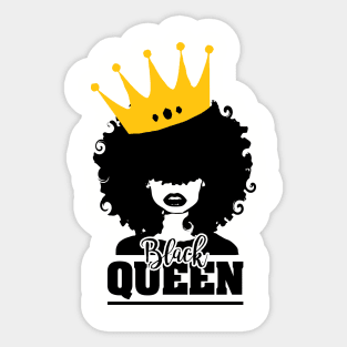 Black Queen, Black Woman, Black Girl Magic Sticker